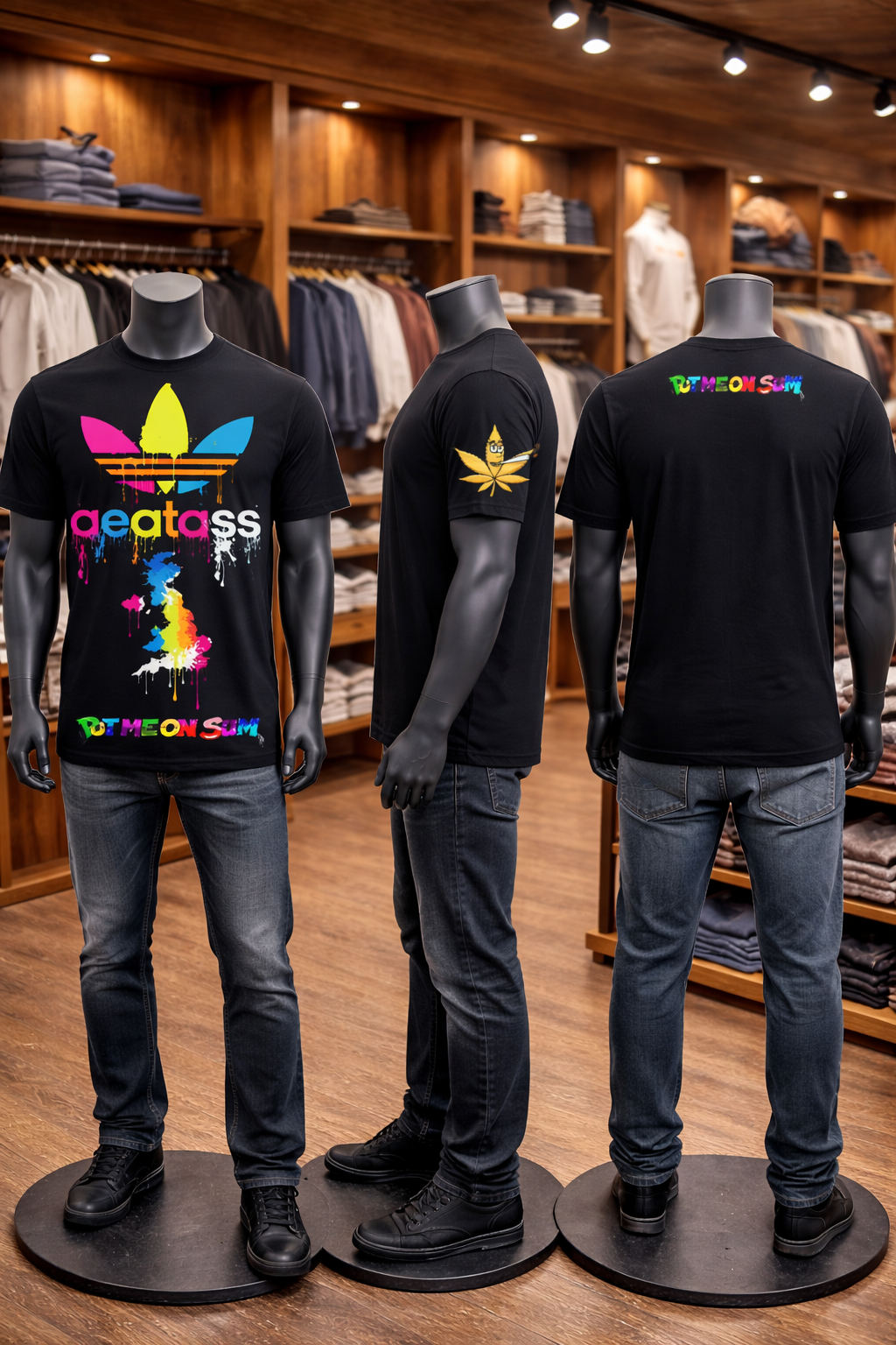 Aeatass Britian Pronunciation for Adidas Crew Unisex T-Shirt & Shirts