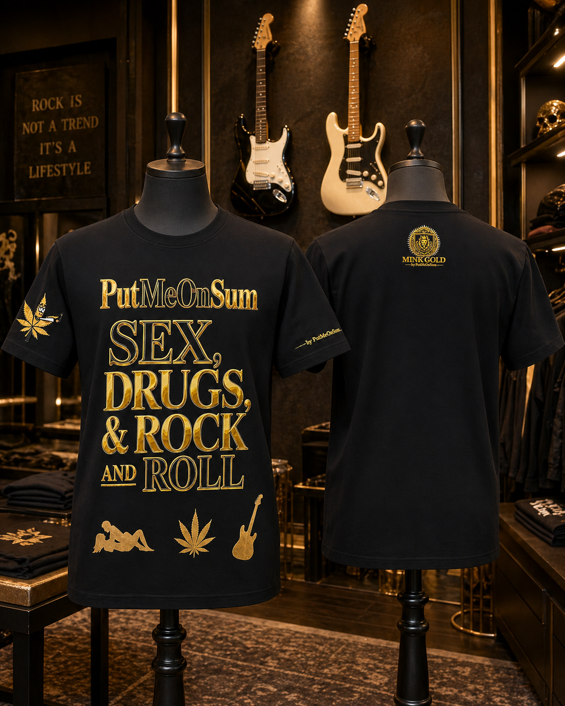 Sex, Drugs, & Rock and Roll T-Shirt & Shirts