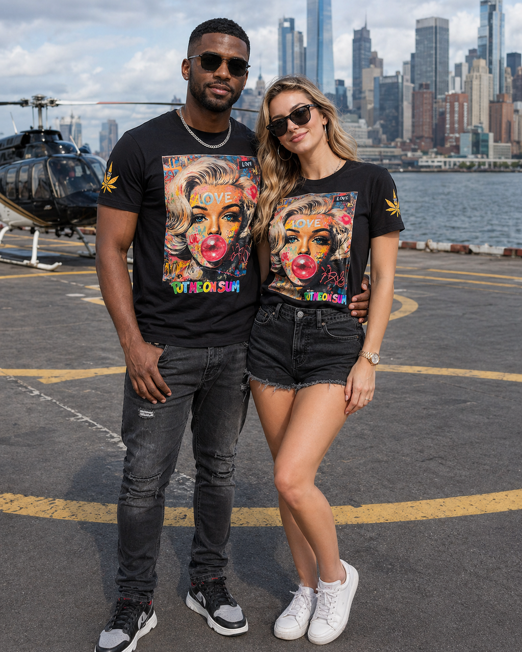 Marylin Monroe Love Bubbles T-Shirt & Shirts