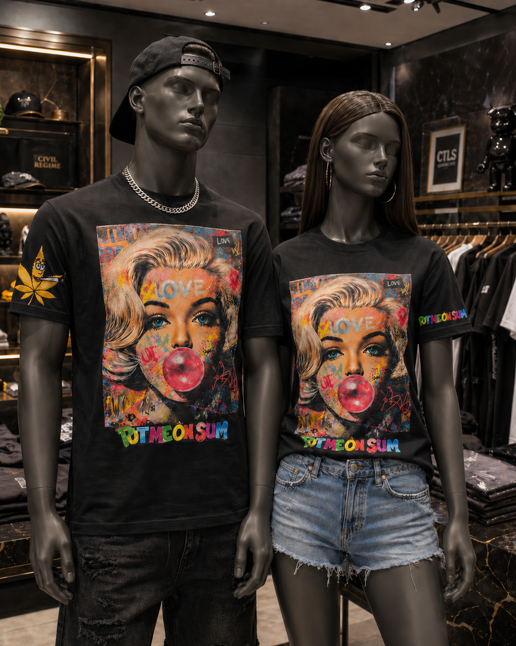 Marylin Monroe Love Bubbles T-Shirt & Shirts