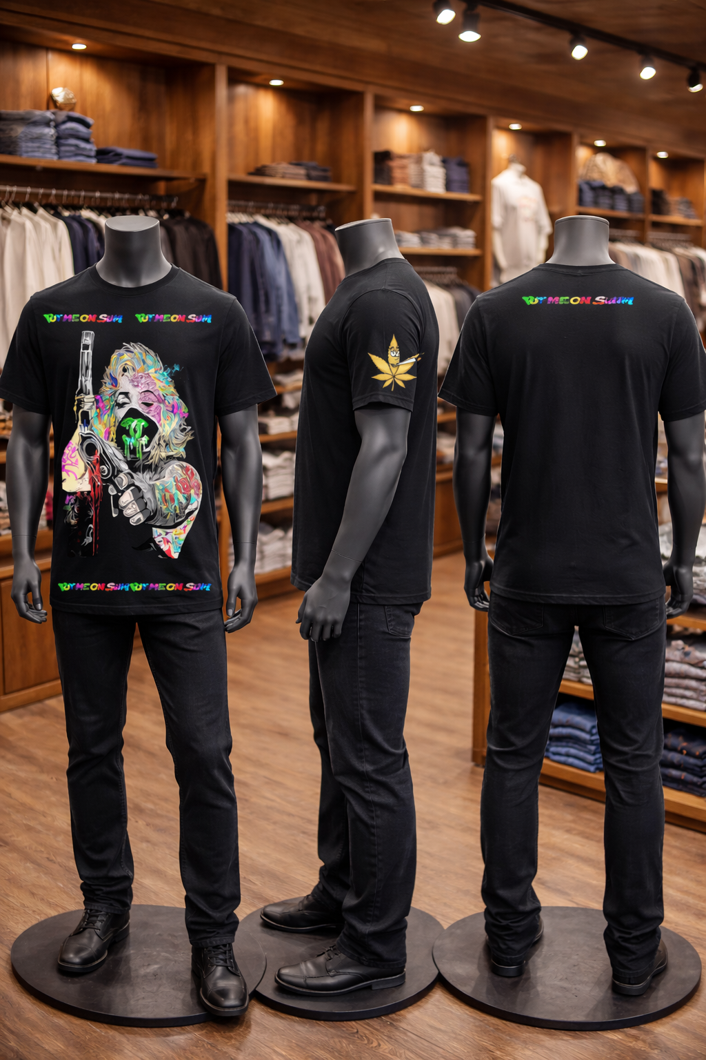 Marylin Monroe "Take No Prisoners" T-Shirt & Shirts